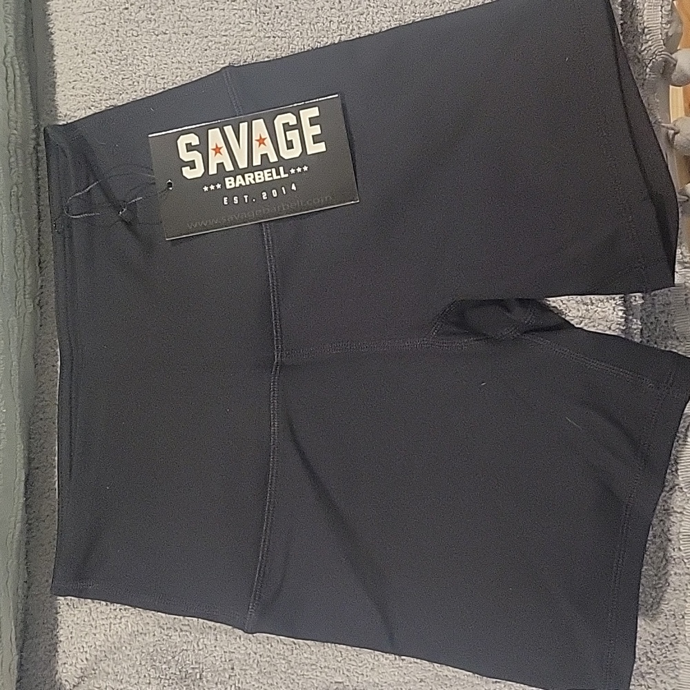 Savage Barbell 5½" Inseam High Waist Shorts Black XS